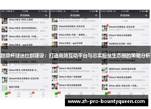 超级杯球迷社群建设：打造高效互动平台与忠实粉丝生态圈的策略分析